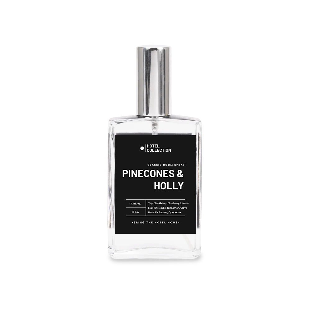 Pinecones & Holly Room Spray